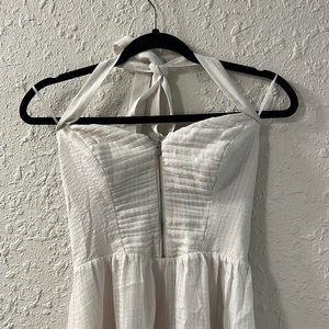 White flowy guess dress